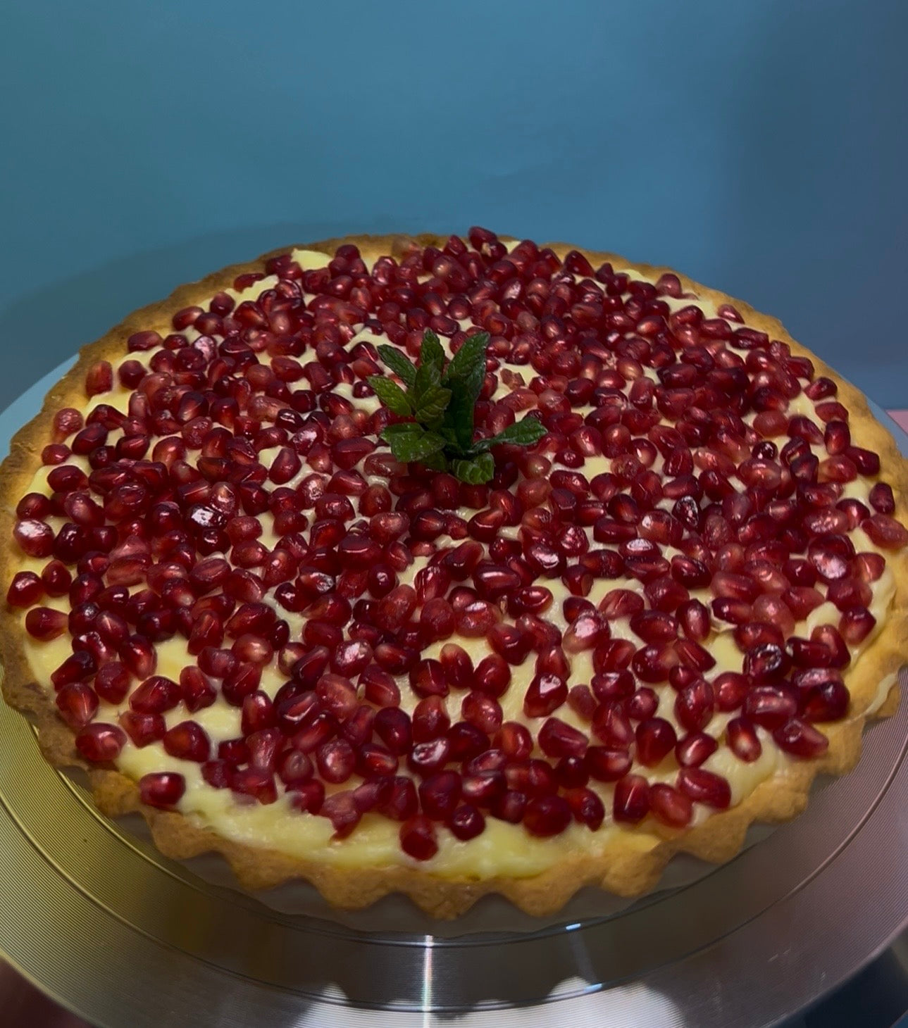 Pomegranate tart